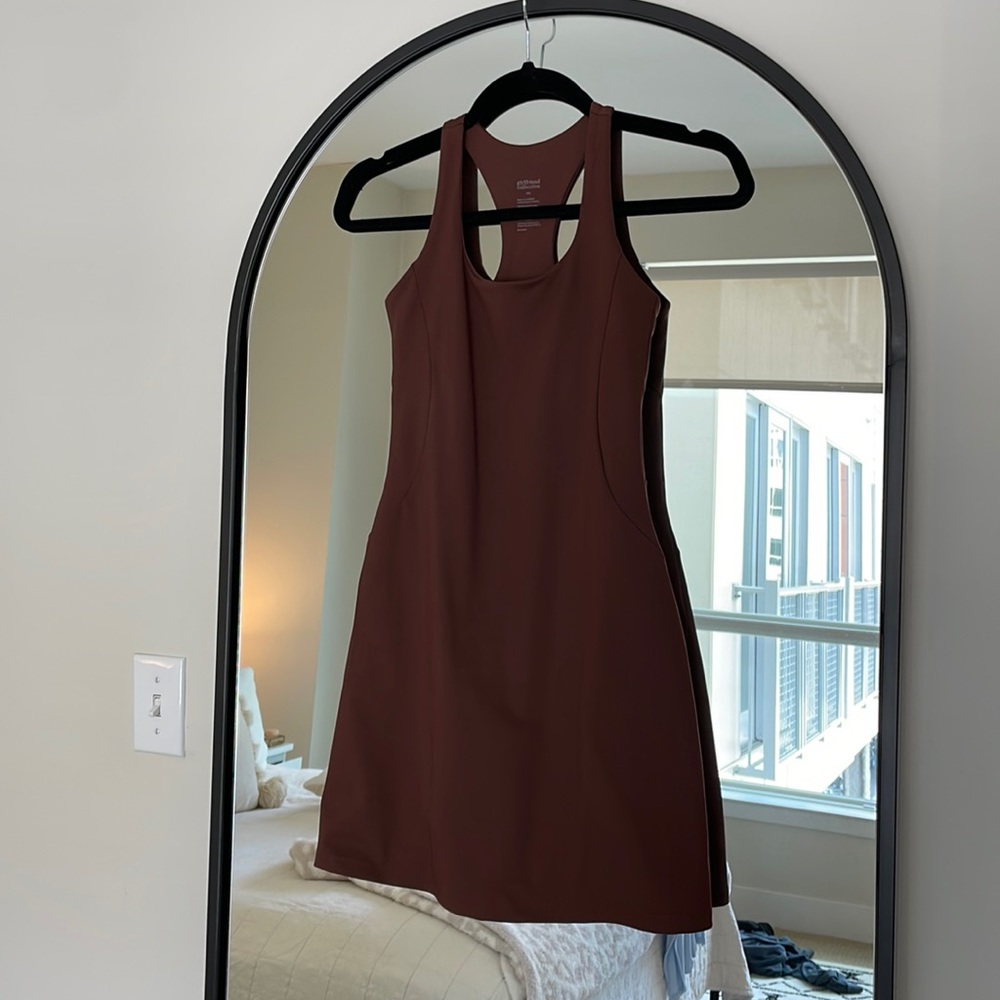 Girlfriend Collective Brown Dress